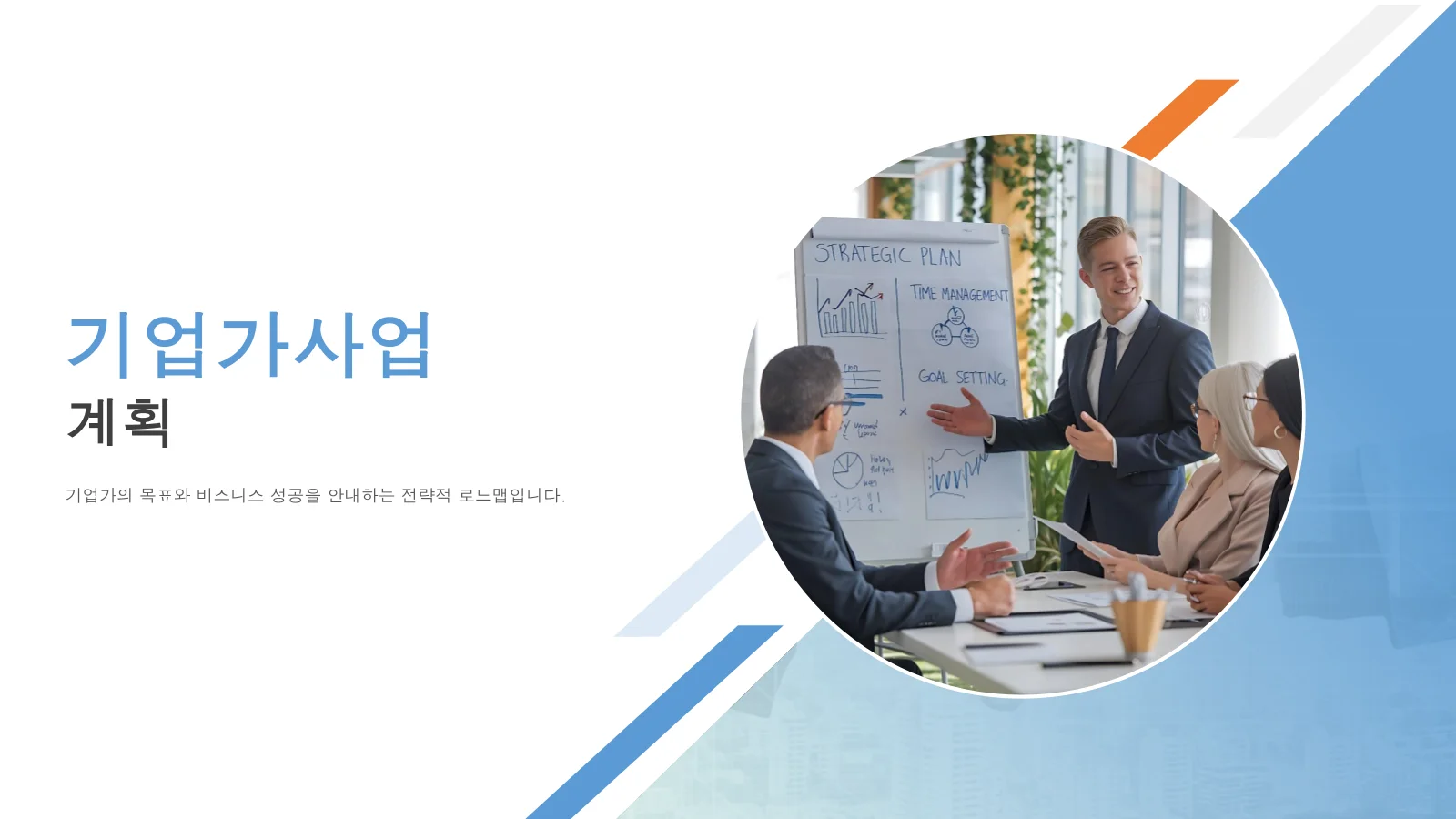 기업가 사업 계획 파워포인트 & Google 슬라이드 템플릿